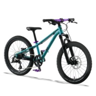 Дитячий Велосипед Kubikes 20S Disc Бірюзово-Фіолетовий|Легкий ~9.1Кг|105–125См