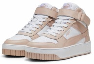 Високі Рожеві Шкіряні Туфлі На Платформі Puma Carina Street Mid