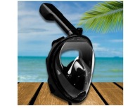 Повнолицева Маска Для Дайвінгу З Трубкою Koanni M03 S/M Black