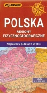 Карта - Польща Фізико-Географічні Регіони