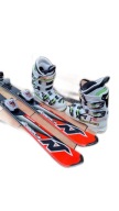Доглядані Лижі Nordica 120Cm R-9 + Дуже Гарне Взуття Nordica 4 Пряжки