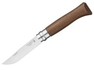 Складний Ніж Opinel Luxury Inox Walnut No.08, Дерев'яний Горіх, Головка Гриба