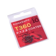 Kamasan T360 Eyed X-Strong Ptfe Гачки №16 Kam-T