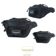 Велика Тактична Військова Сумка Чорна Terranos Blackpine
