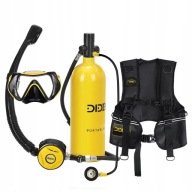 Маска Дайвінг 2L Cylinder Valve Vest Dideep Diver Set + Манометр