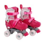 Дитячі Роликові Ковзани Pink Street Rider Регульовані 27-30
