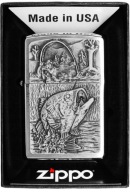 Вітрозахисна Бензинова Запальничка Zippo Fishing Emblem 2000407