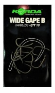 Гачки Без Борідок Wide Gape B, Розмір 6 Korda