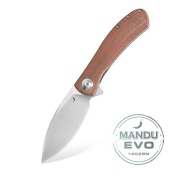 Складний Ніж Trollsky Knives Mandu Evo Liner Lock Satin 14C28N Micarta