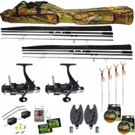 Carp Fishing Set 2X Carp Rod 2X Reel 2X Z59 Alarm