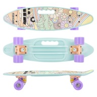 Fishka Скейтборд Fishboard Lightweight Maneuvrable Urban Rubber Wheels Groovy