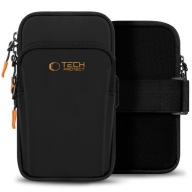 Tech-Protect M7 Універсальна Спортивна Пов'язка Чорний/Помаранчевий