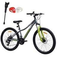 Велосипед 26 Miravo Mtb Mountain Алюмінієвий Амортизатер Без Підсвітлення Підставки
