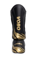 Vobo Shin And Foot Protectors Shin Mma K1 Kickboxing – Gold And Black S