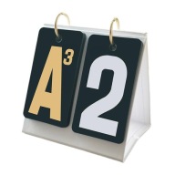 Flip Scoreboard For Card Game Manual Score Flip Cards Scoreboard Black