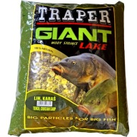 Грубозерниста Прикормка Traper Giant Lin-Crucian 2,5 Кг Для Кошикових Тихих Водойм