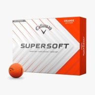 М'ячі Для Гольфу Callaway Supersoft 2025 (Оранжевий Матовий, 12 Шт.)
