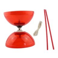 Іграшка Diabolo Практична. Легко Використовувати З 2 Палицями Diabolo. Легко Носити. Червоний