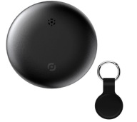 1X Smart Tag Bluetooth Локатор Предметів Чорний + Аксесуари