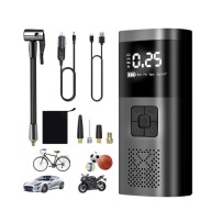 Usb-C 6000Mah Електричний Повітряний Насос Світлодіодний Ліхтарик Рк-Екран Для Використання На Вулиці