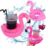 Надувний Тримач Для Напоїв Mug Coaster Flamingo For Water Drinks Pink