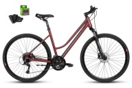 Велосипед 28 Vellberg Explorer 3.0 D Червоний. Диск 3Х8 460 (М) Хрест + Безкоштовно