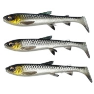 Резина Savage Gear Whitefish 12 См, Колір Green Silver, На Щуку, 3 Шт