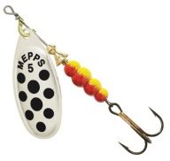 Mepps Aglia Decoree Silver & Black Dots № 5 - 13 Гр.
