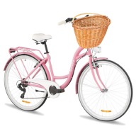 Жіночий Міський Велосипед 28 Orlando 7 Швидкість Shimano Light Жіночий + Корзик Безкоштовно