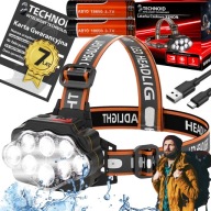 Technoid Xenon 5000T Наладна Лампа 5000Lm 8Led Наладна Лампа 4 Режими Turbo Power