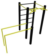 Garden Gym Street Workout Bar + Поручні