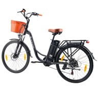 Жіночий/Чоловічий Електричний Міський Велосипед E-Bike 250W, 14,5Ah Акумулятор, Швидкість 25Km/H, 26
