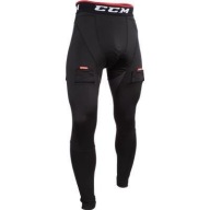 Ccm Ccm Compression Pant Jock Sr, Senior, Xl, Чорний