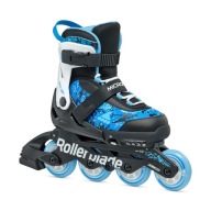 Роликові Ковзани Rollerblade Microblade Sl Black Sky Blue 36,5-40,5