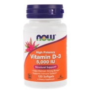 Бад Now Foods Вітамін D3 = 5000 Таблеток 120 Шт.