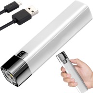 Small Usb Tourist Led Flashlight, Rechargeable Gift For A Boyfriend