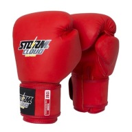 Класичні Рукавички Stormcloud Muay Thai Blizzard, Червоні, 12 Унцій