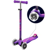 Триколісний Самокат Maxi Micro Deluxe Led Purple