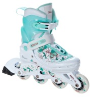 Raven Laguna White/Mint Регульовані Роликові Ковзани 26-29 Гумові