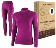 Комплект Білизни Brubeck Merino Wool, Фіолетовий