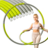 Drfit Hula Hop Класичний Складний Кардіотренувач Для Схуднення Ø100 См Сіро-Зелений