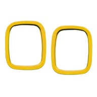 1 Pairsoft Pu Roller Road Drift Роликові Ковзани Plate Edge Guard Parts Yellow