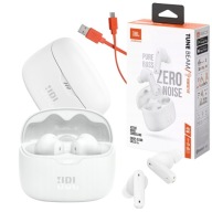 Бездротові Навушники Jbl Tune Beam Anc White Pure Bass 48H Ip54
