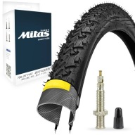Комплект Велосипедних Покришок Black Rock On - 28X1 3/8 35-622 Мм + Камера Mitas - Fv