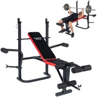 Регульована Тренажерна Лава Зі Стійками Для Штанг Для Силових Тренувань Funfit