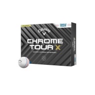 М'ячі Для Гольфу Callaway Chrome Tour X Triple Track (Білі, 12 Шт.)