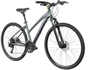 Жіночий Кросовий Велосипед Indiana X-Cross 4.0 D19 28 Дюймів Темно-Сірий