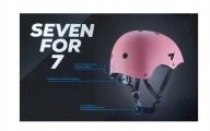 Велосипедний Шолом Для Скейтборду Роликові Ковзани Розмір S Seven For 7 Рожевий