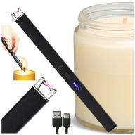 Запальничка Електрична Плазмово-Імпульсна Чорна Довга Usb Xxl