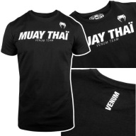 Чоловіча Бавовняна Футболка Venum Muay Thai, Чорна, Xxl